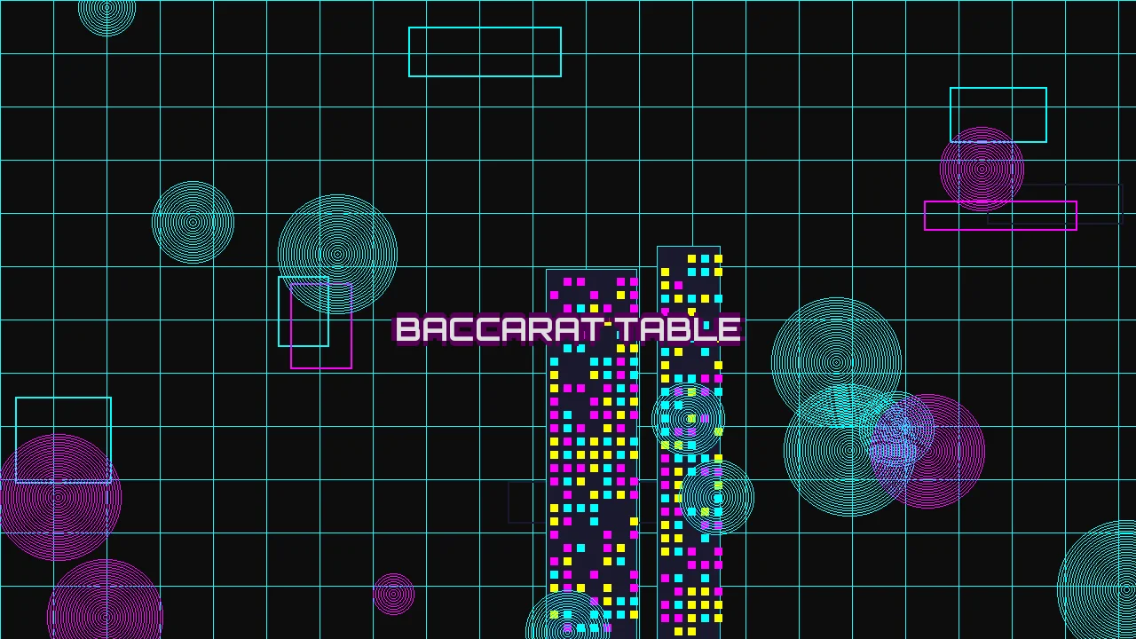 五龙捕鱼百家乐赛博对局桌面